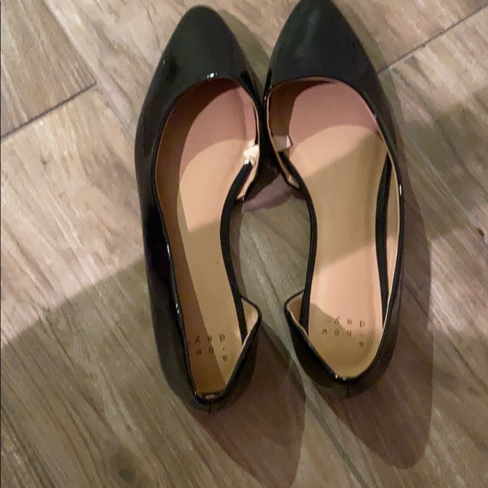 Black pointed flats (target)